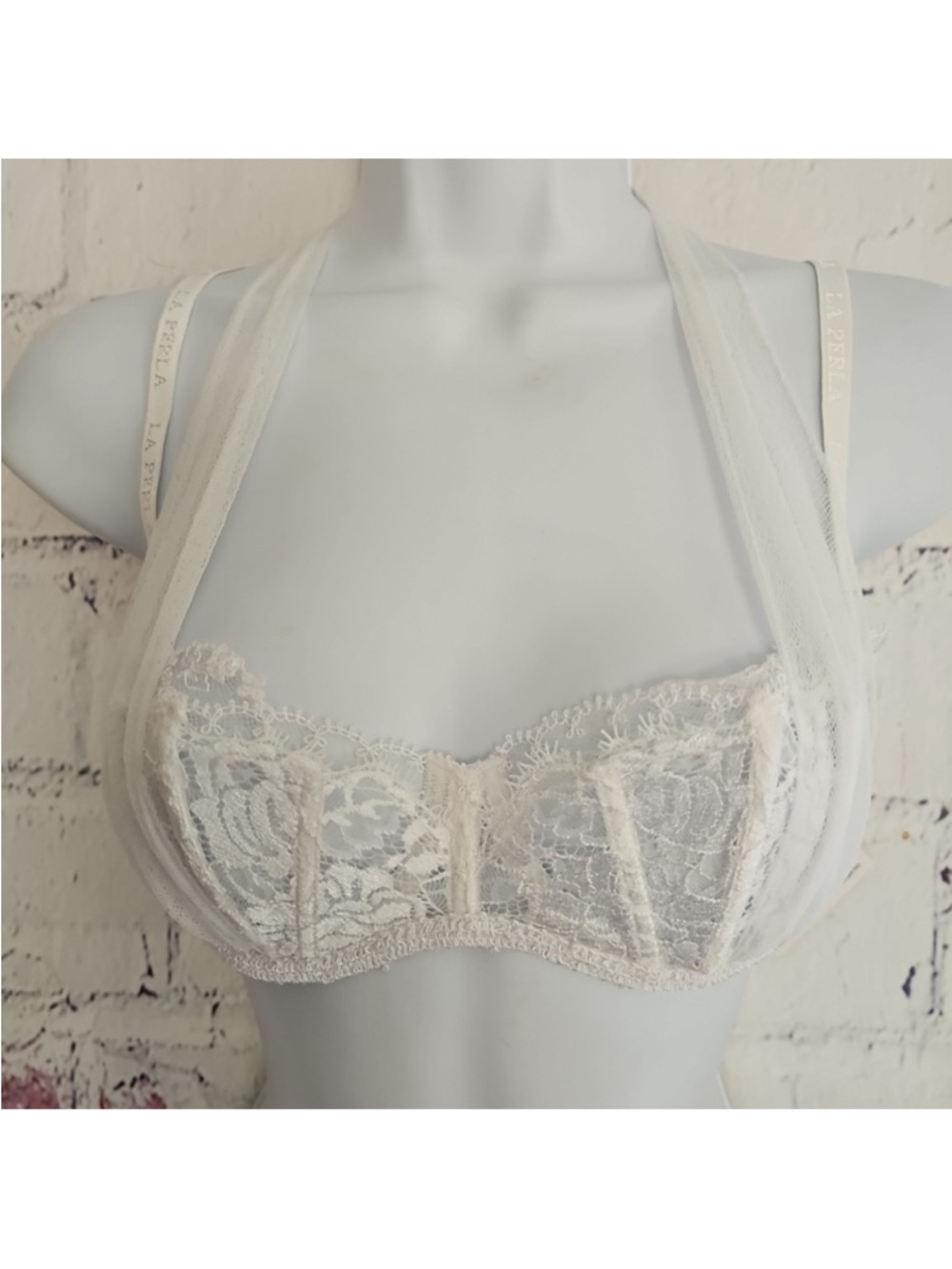 La Perla White Maharani Carioca Bra